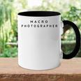 Makrofotografen Makrofotografie Einfache Moderne Schrift Tasse Zweifarbig