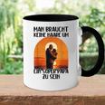 Man Braucht Keine Haare Um Ein Super Papa Zu Sein Sonnenunte Tasse Zweifarbig