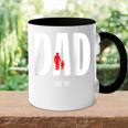 Original G Papa Und Kind Hände Halten Raglan Tasse Zweifarbig