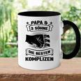 Papa & 3 Söhne Die Besten Komplizen Papa 3 Söhne Tasse Zweifarbig