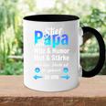 Stiefpapa Outfit Stiefvater Bonus Papa Spruch Tasse Zweifarbig