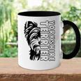 Yorkshire Terrier Hund Herrchen Frauchen Hunde Tasse Zweifarbig