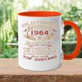 60 Geburtstag Mann Februar Jahrgang 1964 Papa Mann Tasse Zweifarbig