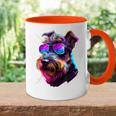 Airedale Terrier Dogs Airedale Terrier Tasse Zweifarbig