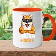 Akita Dog Papa Tasse Zweifarbig