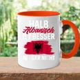 Albanische Flagge Shqip Shqiponja Albanischer Adler Albanien Tasse Zweifarbig