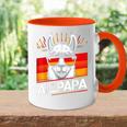 Alpapaatertag Papa Alpaka Retrointage Deutschland Flagge Tasse Zweifarbig