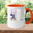 Anime Die Welt Geht Unter Ich Schaue Tasse Zweifarbig