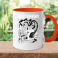 Bad Omen Snake And Skull Bad Omen Tasse Zweifarbig