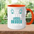 With Bester Große Bruder Der Der Welt Tasse Zweifarbig