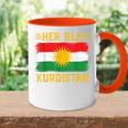 Her Biji Kurdistan Flag Kurdish Kurd Erbil Kurdi Kurdistan Tasse Zweifarbig