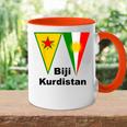 Biji Kurdistan Newroz Kurdistan Ypg Tasse Zweifarbig