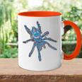 Blue Tarantula Spider Caribenaertical S Tasse Zweifarbig