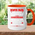 Bonuspapa Best Stepdad Stepdad Bonus Dad Tasse Zweifarbig