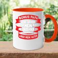 Bonuspapa Step Dad Bonus Dad Tasse Zweifarbig