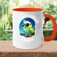 Budgie Papa Parakeet Bird Owner Welli Tasse Zweifarbig