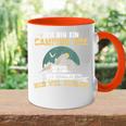 Camper Grandpa Camping Camper Caravan Tasse Zweifarbig