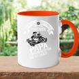 Chopper Motocross Ich Bin Ein Motorrad Fahrender Papa Tasse Zweifarbig