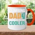 Climbing Dad Like A Regular Dad Klettern Papa Spruch Tasse Zweifarbig