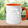 Cooler Bonus Papa Zumatertag Für Stiefpapa Stiefvater Tasse Zweifarbig