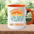 Cycling Driver Grandpa Road Bike Grandpa Cycling Tasse Zweifarbig