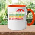 Dad Held Mythos Garden Legendary Garden Rakeintage Tasse Zweifarbig