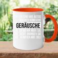 Dad Papaäter Sind Wie Autos Sie Machen Komische Geräusche Tasse Zweifarbig