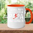 Damen Fußball Papa Wie Normaler Papa Nur Cooleratertag Papa Mit-Ausschnitt Tasse Zweifarbig