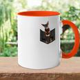 Divertido Perro Pinscher Miniatura En Bolsillo Mini Pin Lovers Accent Mug