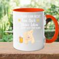 Ein Mann Kann Nichton Bier Alleine Leben Dog Dad Dog Tasse Zweifarbig