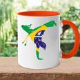 Flag Brazil Capoeira S Tasse Zweifarbig