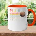 Never Forget Pluto Estilo Retro Divertido Espacio Divertido Ciencia Divertida Accent Mug