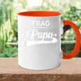 Frag Papa Tasse Zweifarbig