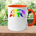 Gay Bear Passendes Gay-Paar- Lustiges Papa- Tasse Zweifarbig