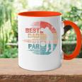 Golf Golfspieler Papa Tasse Zweifarbig