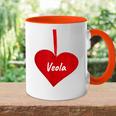 Hearteola – I Loveeola Personalisiertes Geschenk Tasse Zweifarbig