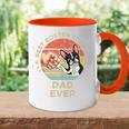 Herren Best Bosten Terrier Dad Ever Hund Bostie Papaateratertag Tasse Zweifarbig