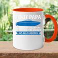 Herren Boot Papaiel Cooler Boot Papa Segeln Tasse Zweifarbig