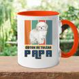 Herren Coton De Tuléar Hundebesitzer Papa Coton De Tulear Tasse Zweifarbig