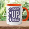 Herren Leveld Uo To Dad Bester Papaater Geschenkeatertag Tasse Zweifarbig