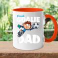 Herren Torwart Papa Proud Goalie Dad Tasse Zweifarbig