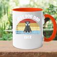 Herren Zwergschnauzer Papa Geschenk Tasse Zweifarbig