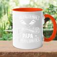 Holzfäller Papa Axt Spruch Säge Motorsäge Holzfäller Tasse Zweifarbig