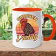 Huhn Hintern Lustige Huhn Papa Geschenke Für Geflügelzüchter Tasse Zweifarbig