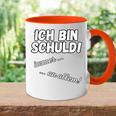 Ich Bin Schuld Immer An Allem Sarkasmus Saying Tasse Zweifarbig