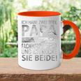 Ich Habe Zwei Titel Papa & Fachinformatiker Geschenk Tasse Zweifarbig