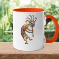 Indien Kokopelli Avec Ornements Accent Mug