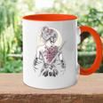 Japanische Samurai-Kriegerin Geisha Tasse Zweifarbig