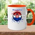 Kroatien Fußball Fan Trikot Kroatische Flagge Hrvatska Tasse Zweifarbig