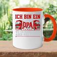 Lkw-Fahrer Lastwagen Lkw Opa Großvater Papaater Tasse Zweifarbig